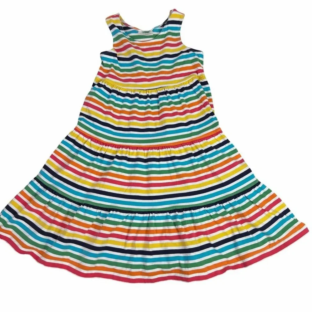 Hanna Andersson size 8 Twirl Power Racer Back Dress